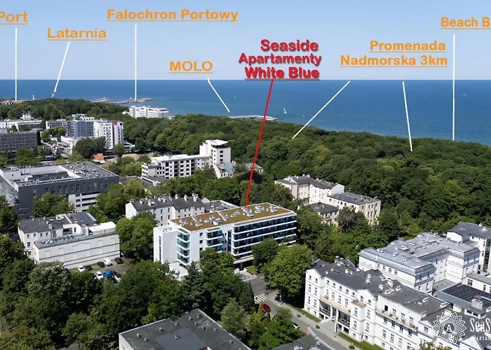 WHITEBLUE II Seaside Apartamenty ul Konopnickiej Kołobrzeg SAUNA&FITNESS&BAWIALNIA DLA DZIECI&ROWEROWNIA - w cenie pobytu